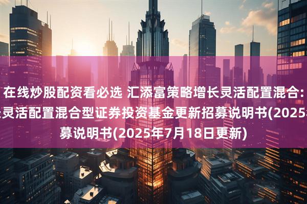 在线炒股配资看必选 汇添富策略增长灵活配置混合: 汇添富策略增长灵活配置混合型证券投资基金更新招募说明书(2025年7月18日更新)